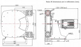 Industrielle Schlauchpumpe JXHIN-80-CI+SS-EPDM-P, 24.5 m3/h, 11 kW, 16 bar, 380V