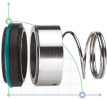 Gleitringdichtung R-BT-RN3 58, SIC/SIC, VITON, 304