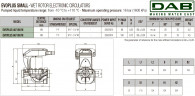 DAB EVOPLUS kleine 40/180 (1") 1x220-240 Y25 Umwälzpumpe mit elektronischer Steuerung, 60231351