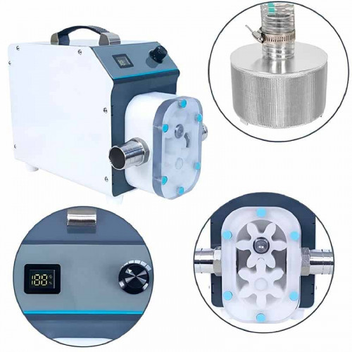 Pumpe HFP-1 zum Fördern von Honig, Soßen, Zahnpasta und anderen hochviskosen Flüssigkeiten, 0–500 l/h, 0,12 kW, 100–240 V; 12 V DC