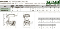DAB EVOPLUS kleine 40/180 (1"1/4") 1x220-240 Y25 Umwälzpumpe mit elektronischer Steuerung, 60231355