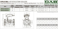 DAB EVOPLUS kleine 40/250 40 1x220-240 Y25 Umwälzpumpe mit elektronischer Steuerung, 60231363