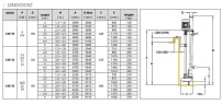 Veneroni LVE 10, 4 kW, 2m, 90 m3/h elektrische vertikale Pumpe