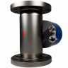 DN65 Durchflussmesser (Rotameter) aus Edelstahl KLZDN65-1/PN16 (22 % Öl, 78 % Lösungsmittel (Hexan) 750 kg/m3, 40-60 °C) 4000~40000 l/h, 4-20 mA, Ex