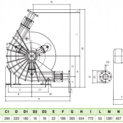 Schlauchpumpe für Schlammförderung ACME Pompe ATR 280 FX/TD 43930 l/h, 15 kW, 40,2 U/min, mit fester Förderleistung