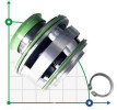 Gleitringdichtung FLYGT R-FL.XE 35, TC/TC/TC/TC, VITON, 304/All