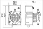 Dosierpumpe DLX MA / MB 0115 230V PVDF Pumpenkopf