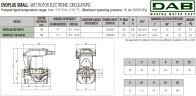 DAB EVOPLUS kleine 80/180 (1") 1x220-240 Y25 Umwälzpumpe mit elektronischer Steuerung, 60231353