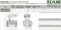 DAB EVOPLUS kleine 80/220 32 1x220-240 Y25 Umwälzpumpe mit elektronischer Steuerung, 60231361