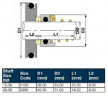 Gleitringdichtung für Pumpe ALLWEILER R-M3.ALW 15, TC/TC, VITON, 316