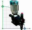Ammoniak-Dosier-Motor-Membranpumpe AQUA MSA, PP, 11 l/h, 14 bar, 0,18 kW, 380V