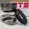 Gleitringdichtung für Pumpenwelle R-108 45 mm Typ FLOWSERVE 100, ROTEN 51, LATTY T100 aus den Werkstoffen SIC/SIC, NBR, 304