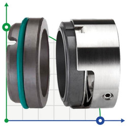 Gleitringdichtung R-M7N 43, SIC/SIC, EPDM, 304, G9