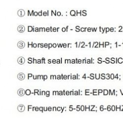 Biodieselpumpe QHS-100-15, AISI 316, Kreiselpumpe