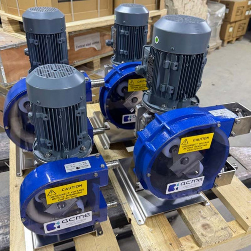 Peristaltikpumpe ACME Pompe ASP 15 FX 310 l/h, 230/400V 50Hz, 0,37 kW, 70 U/min - NR, mit fester Förderleistung für Chemikalien