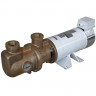 Bronzeschraubenpumpe zum Abpumpen und Entleeren von Abwassertanks auf Schiffen auf See LIVERANI MO-B 44 cm³/24 V 0,55 kW, 1400 U/min