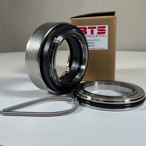 Gleitringdichtung für Flygt-Pumpenwelle R-FL.58UR 60, D, TC/TC, VITON, 304