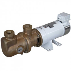 Schraubenpumpe LIVERANI MO-B 44 cm³/12 V 0,55 kW, 1400 U/min mit Bronzegehäuse für den Schiffssektor