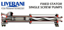 Edelstahl-Schraubenpumpe LIVERANI MXF30INCA TF 1,5 kW 190–880 U/min 380 V AISI 316 mit Frequenzumrichter, Fernbedienung (15 m), auf einem Fahrgestell