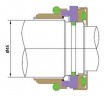 Gleitringdichtung FLYGT R-FL.OL 45, TC/TC, VITON