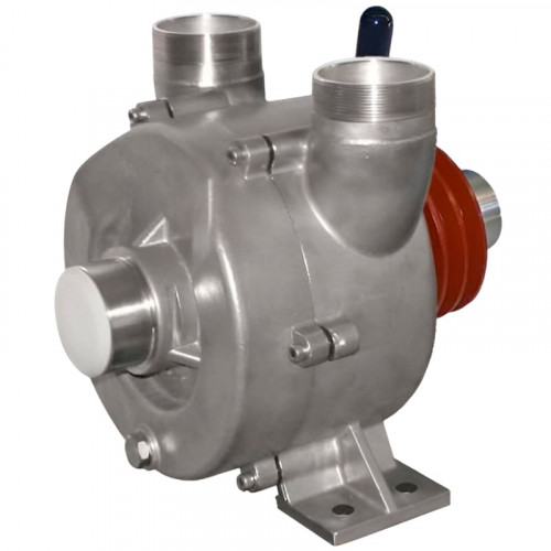 Wirbelpumpe zum Fördern von Säuren LIVERANI NAUTIC 80 Inox F, 900 l/min, AISI 316, mit Handkupplung, ohne Motor