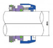 Gleitringdichtung für Pumpenwelle FLYGT R-FL.OU 45, TC/TC, VITON