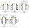 Gleitringdichtung FLYGT R-FL.XE 90, TC/TC/TC/TC, VITON, 304/All, FLYGT WCCR-WCCR 8009330, 8009331