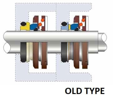 Gleitringdichtung für Pumpe FLYGT R-FL.XA 20, L, TC/TC, VITON, 304