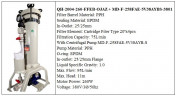 QH-2004-260-FFEB-OJAZ + MD-F-258FAE-5V38AYBS-3801 Präzisions-Chemiefilter