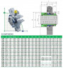 Kartuschendichtung R-CARTEX(SN) 30, CAR/SIC, VITON, 304