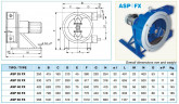 Peristaltikpumpe ACME Pompe ASP 50 FX 7533 l/h, 3 kW, 45 U/min, mit fester Förderleistung für hochviskose Flüssigkeiten