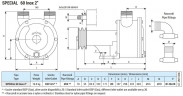 Vortexpumpe zum Abpumpen von Milch und Molke LIVERANI SPECIAL 60 Inox 2, 350 l/min, AISI 316, ohne Motor