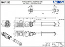 Edelstahl-Schraubenpumpe zum Fördern von Flüssigkeiten mit Feststoffpartikeln in Suspension LIVERANI MXF200 TF 4 kW, 287 U/min, 380 V, AISI 316