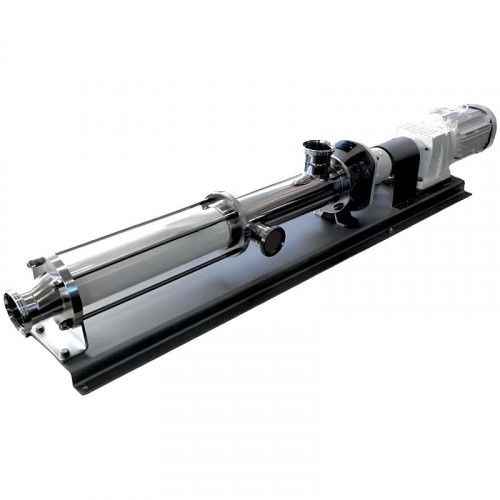 Edelstahl-Schraubenpumpe für Joghurt, Sauerrahm, Soßen, Mayonnaise LIVERANI MXF300 TF 5.5 kW, 287 U/min, 380 V, AISI 304