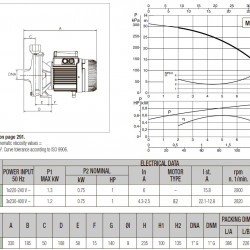 DAB K 30/70 T horizontale Kreiselpumpe, 60179407