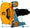 Industrielle Schlauchpumpe JXHIN-40-CI+Titanium-NBR-P, 3.28 m3/h, 2,2 kW, 16 bar, 380V
