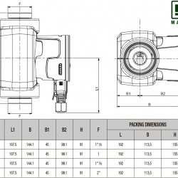 DAB EVOSTA3 40/130 (½") M Umwälzpumpe mit elektronischer Steuerung, 60186088