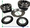 Gleitringdichtung  von der  Pumpe FLYGT R-FL.XA 35, L, TC/TC, VITON, 304