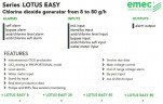 Chlordioxid-Generator EMEC LOTUS EASY 8–80 g/h, System zur Erzeugung, Dosierung und Steuerung von Chlordioxid zur Wasserdesinfektion