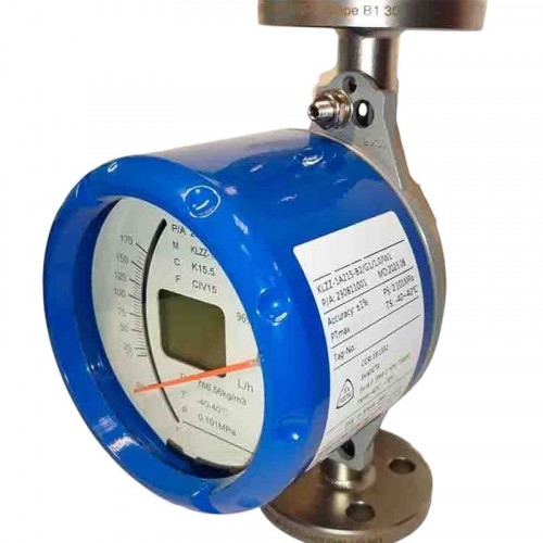 DN15 Durchflussmesser Rotameter Edelstahl KLZZ-DN15/PN16 (alcohol 95%, water 5%), 50...500 l/h, 4-20mA, Ex