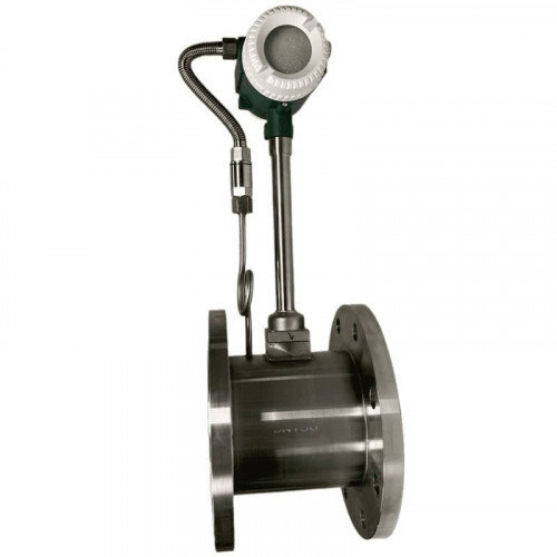 DN150 Edelstahl-Wirbel-Durchflussmesser KLUGB DN150/PN16 RF DIN-Flansch, für Dampf 1.75-17.5 t/h <1,6 MPa, <250°C, 4-20mA, ExdIIBT6