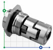 Gleitringdichtung für Grundfos R-706H(CR) 16, SIC/SIC, VITON, 304