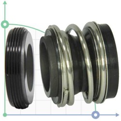Gleitringdichtung R-MG1S20 16, CAR/CER, EPDM, 304, G50