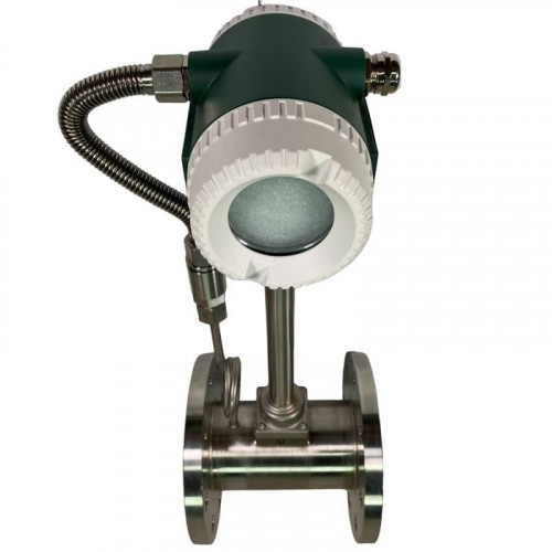 DN80 Edelstahl-Wirbel-Durchflussmesser KLUGB DN80/PN16 RF DIN-Flansch, für Dampf 0.325-5 t/h <1,6 MPa, <250°C, 4-20mA, ExdIIBT6