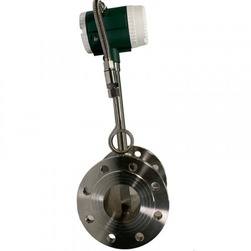 DN80 Edelstahl-Wirbel-Durchflussmesser KLUGB DN80/PN16 RF DIN-Flansch, für Dampf 0.325-5 t/h <1,6 MPa, <250°C, 4-20mA, ExdIIBT6