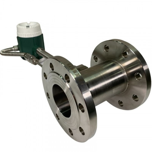 DN80 Edelstahl-Wirbel-Durchflussmesser KLUGB DN80/PN16 RF DIN-Flansch, für Dampf 0.325-5 t/h <1,6 MPa, <250°C, 4-20mA, ExdIIBT6