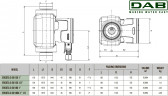 DAB EVOSTA3 60/130 (1") M Umwälzpumpe mit elektronischer Steuerung, 60186052