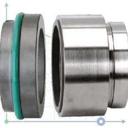 Gleitringdichtung R-HJ92N 28, SIC/SIC, VITON, 316, G16