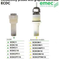 Leitfähigkeitssensor mit Graphitelektroden EMEC ECDC-Serie
