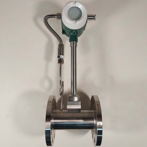 DN65 Edelstahl-Wirbel-Durchflussmesser KLUGB DN65/PN16 RF DIN-Flansch, für Dampf, 0,3-3 t/h, <1,6 MPa, <250°C, 4-20mA, ExdIIBT6